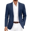 image:imageCOOFANDY Mens Casual Blazer Slim Fit Lightweight Sport Coat Two Button Suit JacketBlue