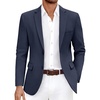 image:imageCOOFANDY Mens Casual Blazer Slim Fit Lightweight Sport Coat Two Button Suit JacketNavy Blue