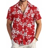 Red White Floral