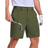 image:imageCOOFANDY Mens Casual Golf Shorts 79 Lightweight Stretch QuickDry Shorts for Hiking Work with 4 PocketsArmy Green