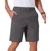 image:imageCOOFANDY Mens Casual Shorts ClassicFit 9 Chino Shorts Cotton Stretch Golf Short with 4 PocketsGrey