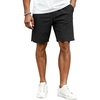 image:imageCOOFANDY Mens Casual Shorts Cotton Drawstring Elastic Waist Lightweight 9 Chino Golf Shorts Summer Beach ShortsBlack