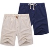 Light Khaki/ Navy Blue