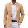 image:imageCOOFANDY Mens Slim Fit Casual Blazers Lightweight Sport Coats One Button Suit JacketsLight Khaki
