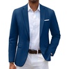 image:imageCOOFANDY Mens Slim Fit Casual Blazers Lightweight Sport Coats One Button Suit JacketsNavy Blue