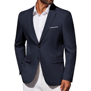 image:imageCOOFANDY Mens Blazer Business Suit Jacket Slim Fit Two Button Casual Sport CoatsNavy Blue