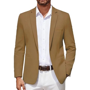 image:imageCOOFANDY Mens Blazer Casual Suit Jacket Slim Fit One Button Sport Coats Lightweight Sports JacketBrown