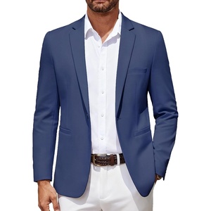 image:imageCOOFANDY Mens Blazer Casual Suit Jacket Slim Fit One Button Sport Coats Lightweight Sports JacketNavy Blue