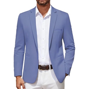 image:imageCOOFANDY Mens Blazer Casual Suit Jacket Slim Fit One Button Sport Coats Lightweight Sports JacketRoyal Blue