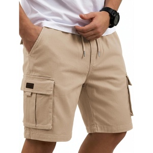image:imageCOOFANDY Mens Cargo Cotton Twill Cargo Shorts Drawstring Stretch Elastic Waist Casual Work Short with 5 PocketsKhaki