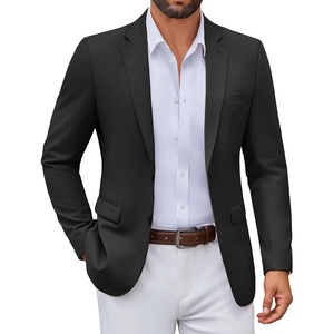 image:imageCOOFANDY Mens Casual Blazer Lightweight Sport Coats Two Buttons Slim Fit Suit Jacket for Business Wedding DressBlack