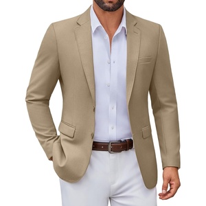 image:imageCOOFANDY Mens Casual Blazer Lightweight Sport Coats Two Buttons Slim Fit Suit Jacket for Business Wedding DressKhaki