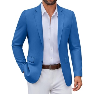 image:imageCOOFANDY Mens Casual Blazer Lightweight Sport Coats Two Buttons Slim Fit Suit Jacket for Business Wedding DressRoyal Blue