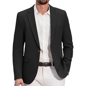 image:imageCOOFANDY Mens Casual Blazer One Button Lightweight Sport Coats Slim Fit Suit Jacket for Wedding Prom Party BusinessBlack