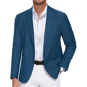 image:imageCOOFANDY Mens Casual Blazer One Button Sport Coat Slim Fit Lightweight Suit Blazer JacketBlue