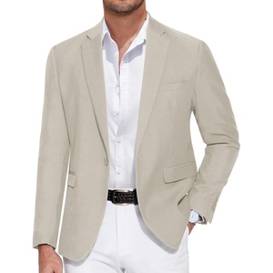 image:imageCOOFANDY Mens Casual Blazer One Button Sport Coat Slim Fit Lightweight Suit Blazer JacketLight Khaki