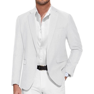 image:imageCOOFANDY Mens Casual Blazer One Button Sport Coat Slim Fit Lightweight Suit Blazer JacketWhite