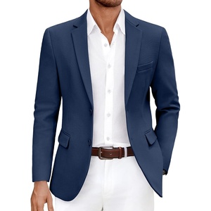 image:imageCOOFANDY Mens Casual Blazer Slim Fit Lightweight Sport Coat Two Button Suit JacketBlue