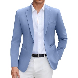 image:imageCOOFANDY Mens Casual Blazer Slim Fit Suit Jacket Lightweight One Button Business Sport CoatsBlue