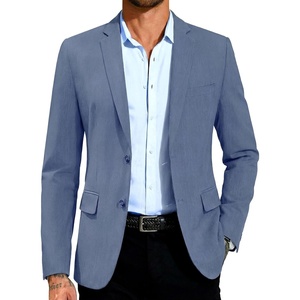 image:imageCOOFANDY Mens Casual Blazer Slim Fit Suit Jacket Two Button Lightweight Sport CoatBlue