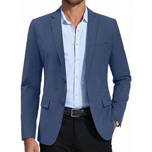 image:imageCOOFANDY Mens Casual Blazer Slim Fit Suit Jacket Two Button Lightweight Sport CoatNavy Blue