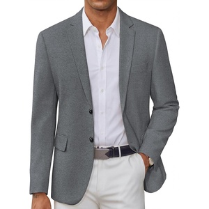 image:imageCOOFANDY Mens Casual Blazer Slim Fit Two Button Lightweight Sport Coats Business Suit JacketLight Grey