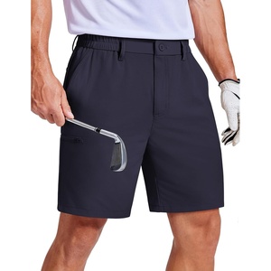 image:imageCOOFANDY Mens Casual Golf Shorts 79 Lightweight Stretch QuickDry Shorts for Hiking Work with 4 PocketsNavy Blue