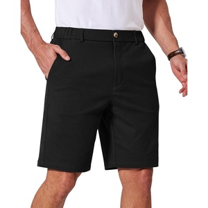 image:imageCOOFANDY Mens Casual Shorts ClassicFit 9 Chino Shorts Cotton Stretch Golf Short with 4 PocketsBlack
