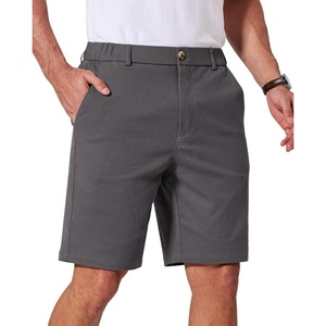 image:imageCOOFANDY Mens Casual Shorts ClassicFit 9 Chino Shorts Cotton Stretch Golf Short with 4 PocketsGrey