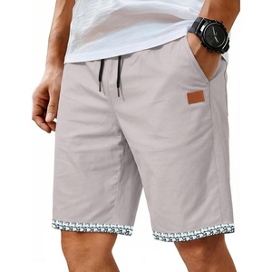 image:imageCOOFANDY Mens Casual Shorts Cotton Elastic Waist Drawstring Shorts Lightweight Summer Beach ShortsApat1