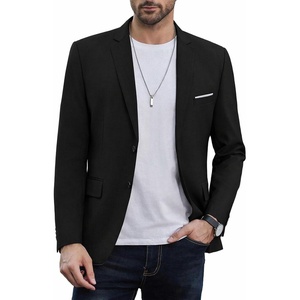 image:imageCOOFANDY Mens Causal Blazer Two Button Suit Jackets Lightweight Slim Fit Sports CoatsBlack