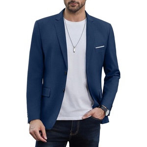 image:imageCOOFANDY Mens Causal Blazer Two Button Suit Jackets Lightweight Slim Fit Sports CoatsDark Blue