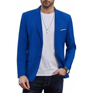 image:imageCOOFANDY Mens Causal Blazer Two Button Suit Jackets Lightweight Slim Fit Sports CoatsRoyal Blue