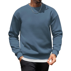 image:imageCOOFANDY Mens Crewneck Sweatshirts Long Sleeves Fleece Sweatshirts Thermal Casual Pullover ShirtNavy