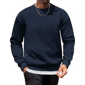 image:imageCOOFANDY Mens Crewneck Sweatshirts Long Sleeves Fleece Sweatshirts Thermal Casual Pullover ShirtNavy Blue