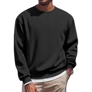 image:imageCOOFANDY Mens Fleece Crewneck Sweatshirt Casual Long Sleeve Pullover Fall Winter Warm Sweatshirts Fashion PulloversBlack