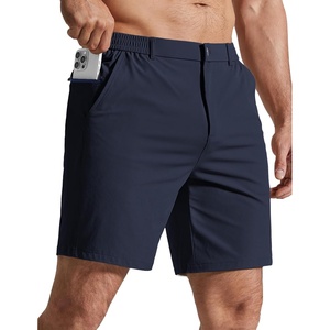 image:imageCOOFANDY Mens Golf Shorts 7 Inseam Lightweight Quick Dry Shorts Elastic Waistband with 3 Pockets UPF50Navy Blue