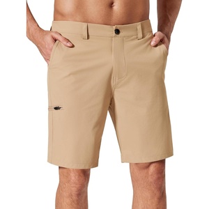 image:imageCOOFANDY Mens Golf Shorts 9 Quick Dry Stretch Dress Shorts with 6 Pockets Lightweight Casual Hiking ShortsKhaki