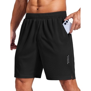 image:imageCOOFANDY Mens Gym Athletic Shorts with Zipper Pockets Quick Dry 7 Workout Running Training ShortsBlack