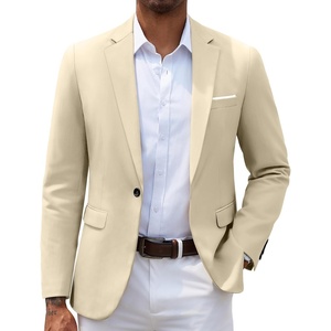 image:imageCOOFANDY Mens Slim Fit Casual Blazers Lightweight Sport Coats One Button Suit JacketsAkhaki