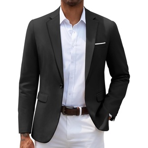 image:imageCOOFANDY Mens Slim Fit Casual Blazers Lightweight Sport Coats One Button Suit JacketsBlack
