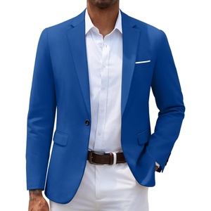 image:imageCOOFANDY Mens Slim Fit Casual Blazers Lightweight Sport Coats One Button Suit JacketsRoyal Blue