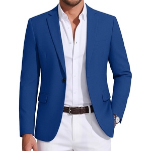 image:imageCOOFANDY Mens Sport Coat Casual Blazer One Button Business Suit JacketGem Blue