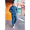 image:imageCOOFANDY 2 Piece Set for Men Casual 14 Zip Track Suits Set Long Sleeve Quarter Pullover Jogging Suits 2025 Fashion OutfitsBlue