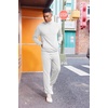 image:imageCOOFANDY 2 Piece Set for Men Casual 14 Zip Track Suits Set Long Sleeve Quarter Pullover Jogging Suits 2025 Fashion OutfitsWhite