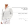 image:imageCOOFANDY FullZip Mens Lightweight Hoodie UPF 50  Breathable Sun Protection Jacket with Pockets for Golf Fishing HikingWhite