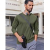 image:imageCOOFANDY Long Sleeve Shirts for Men Moisture Wicking Activewear TShirts Workout Running ShirtsArmy Green