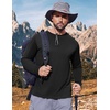 image:imageCOOFANDY Long Sleeve Shirts for Men Moisture Wicking Activewear TShirts Workout Running ShirtsBlack