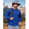 image:imageCOOFANDY Long Sleeve Shirts for Men Moisture Wicking Activewear TShirts Workout Running ShirtsDark Blue
