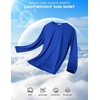 image:imageCOOFANDY Long Sleeve Shirts for Men Moisture Wicking Activewear TShirts Workout Running ShirtsDark Blue